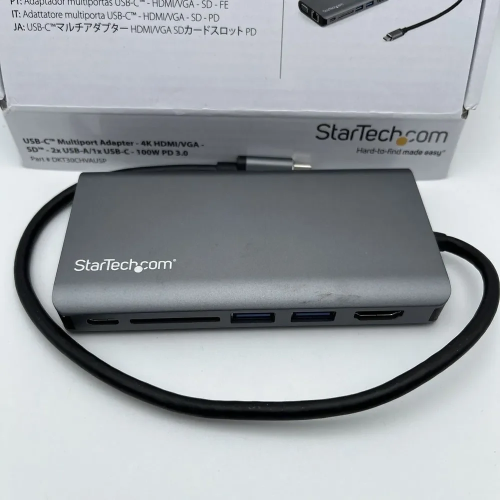 STARTECH.COM DKT30CHVAUSP USB-C MULTIPORT ADAPTER 100W PD